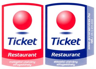 Ticket restaurant elfogad hely!